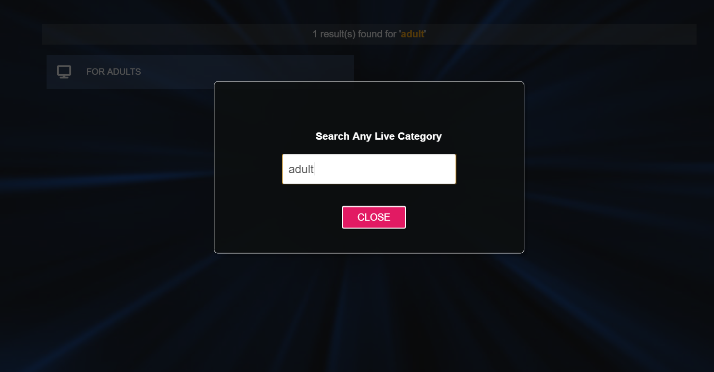 Adult IPTV